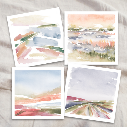 Evening at Starkey Marsh Print