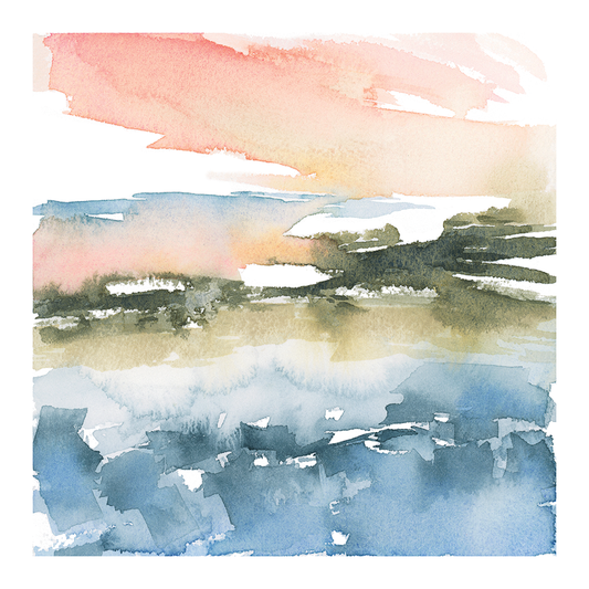Ocean Bloom Print