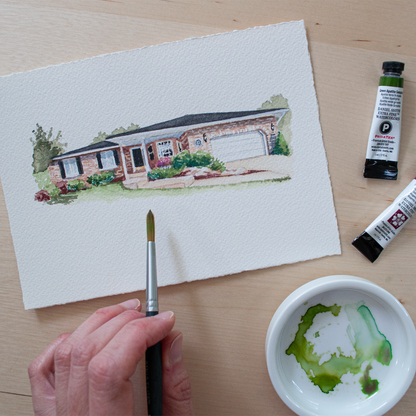 Custom House Portrait